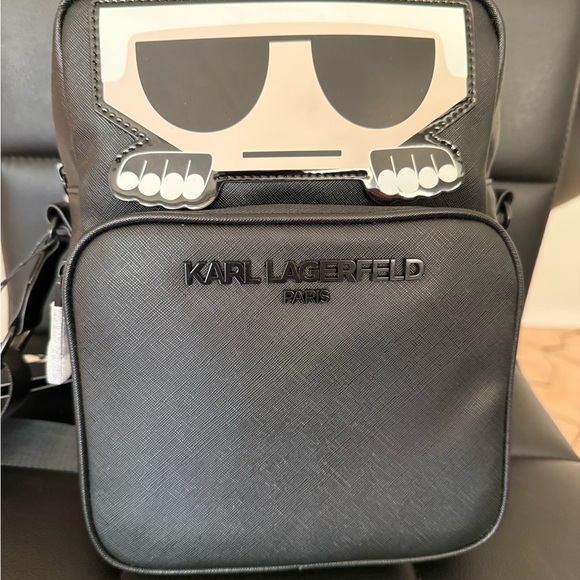 Karl Lagerfeld Black Crossbody Bag/small messenger bag